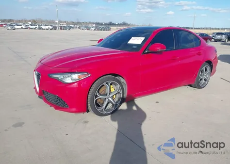 2019 Alfa Romeo Giulia Ti Sport Awd z USA, uszkodzony, nr VIN ZARFANBN0K7620800